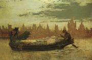 Atkinson Grimshaw Elaine oil